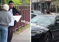 Неадекват на «бэхе» без номеров напал на женщину на Театралке в Ростове