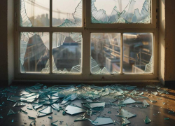 В многоэтажке Ростова заменили остекление 15-ти квартир после атаки БПЛА