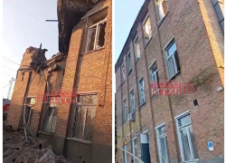 Появилось видео последствий атаки дронов на ж/д станции в Каменоломнях