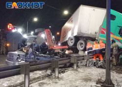 Опубликовано видео массовой аварии в Ростовской области