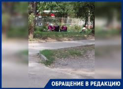 Жители Таганрога пожаловались на бомжей, «оккупировавших» Аллею славы