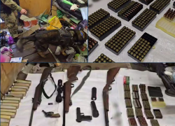 Подпольный склад отца и сына с оружием и наркотиками накрыли силовики в Ростовской области