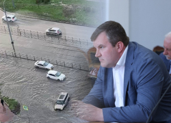 Денис Водопьянов рассказал, откуда взялись водные потоки после ливня на Левенцовке