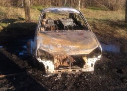 Спасать самое ценное из горящего автомобиля пришлось мужчине в Ростовской области