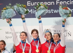 Лариса Коробейникова из Донского края стала чемпионкой Европы по фехтованию