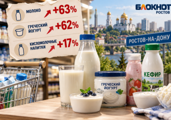 Ростовчане стали покупать на 60% больше молока и греческого йогурта
