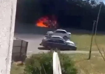 В Ростовской области взорвался автомобиль высокопоставленного военного
