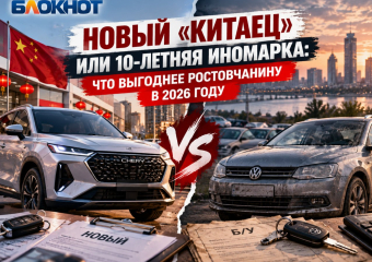 Новый «китаец» или 10-летняя иномарка: что выгоднее ростовчанину в 2026 году