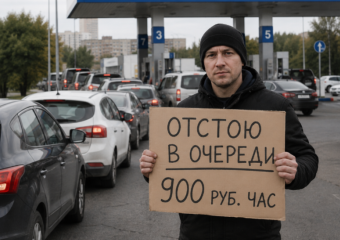 В Ростове начали продавать места в очередях на АЗС