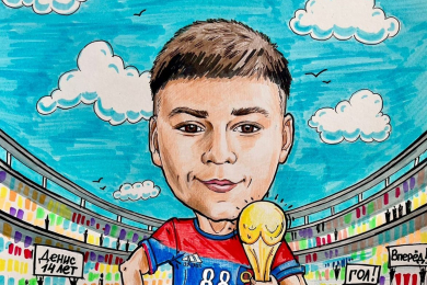 Картины на заказ, шаржи. Художник Глебова Ульяна - 