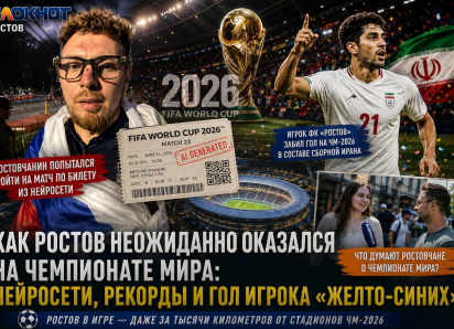 Как Ростов неожиданно оказался на ЧМ 2026: нейросети, рекорды и гол игрока «желто-синих»