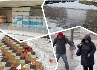 Спасались на ходу: «неожиданный» ледяной дождь парализовал Ростов