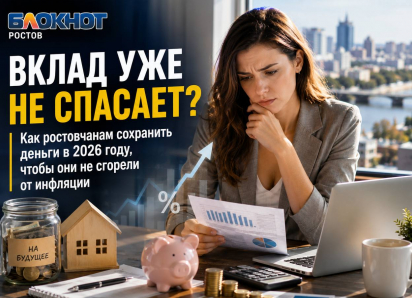 Вклад уже не спасает? Как ростовчанам сохранить деньги в 2026 году, чтобы они не сгорели от инфляции 