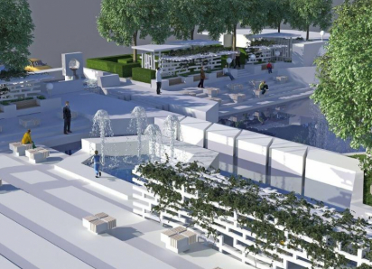 Фонтан на площади Ленина, выбранный жителями, строить не будут — архитектор, победивший в конкурсе