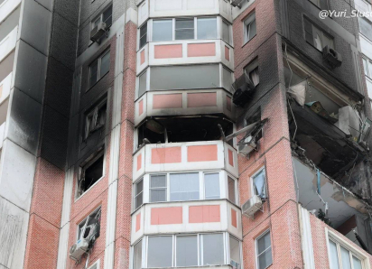 Есть угроза разрушения поврежденного дома из-за атаки БПЛА в Левенцовке