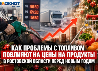 Как проблемы с топливом повлияют на цены на продукты в Ростовской области перед Новым годом, рассказали эксперты
