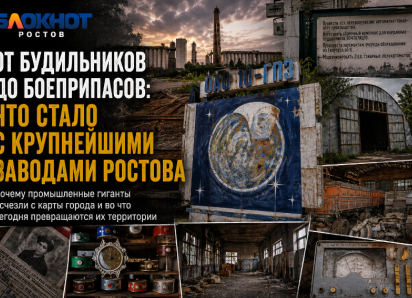 От будильников до боеприпасов: что стало с крупнейшими заводами Ростова