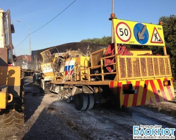 В Ростовской области на трассе М-4 погиб пассажир автомобиля дорожной разметки