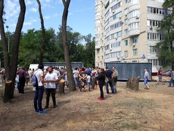 Работы в парке Осеннем в Ростове приостановлены до четверга