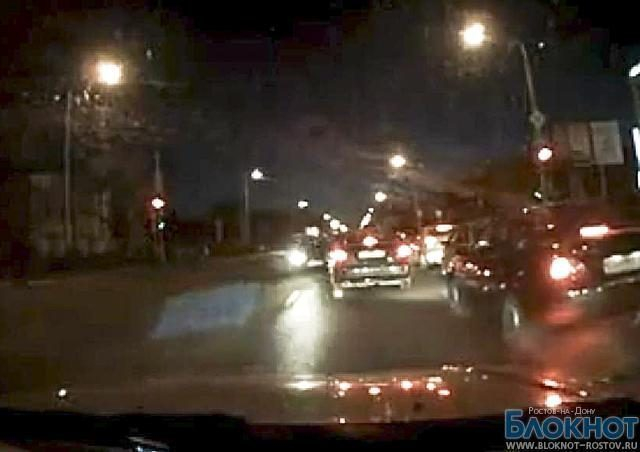 Аварию с четырьмя машинами на Стачках зафиксировал видеорегистратор