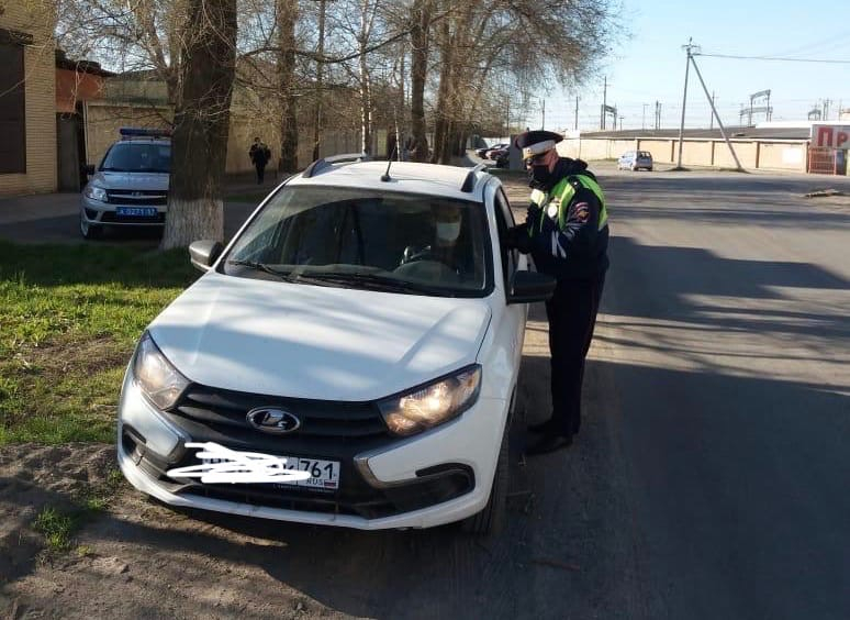 В Ростовской области начали штрафовать водителей за нарушение самоизоляции