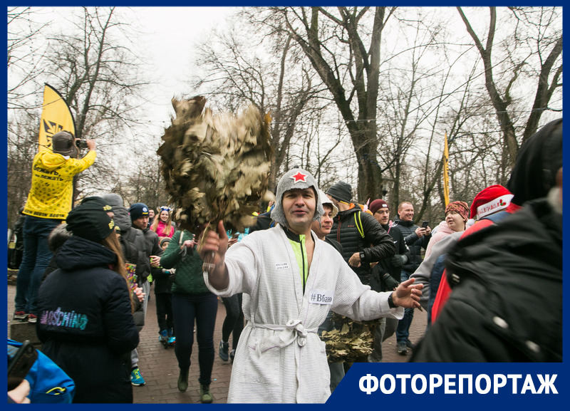 Ростовчане вышли на новогодний забег по улицам города
