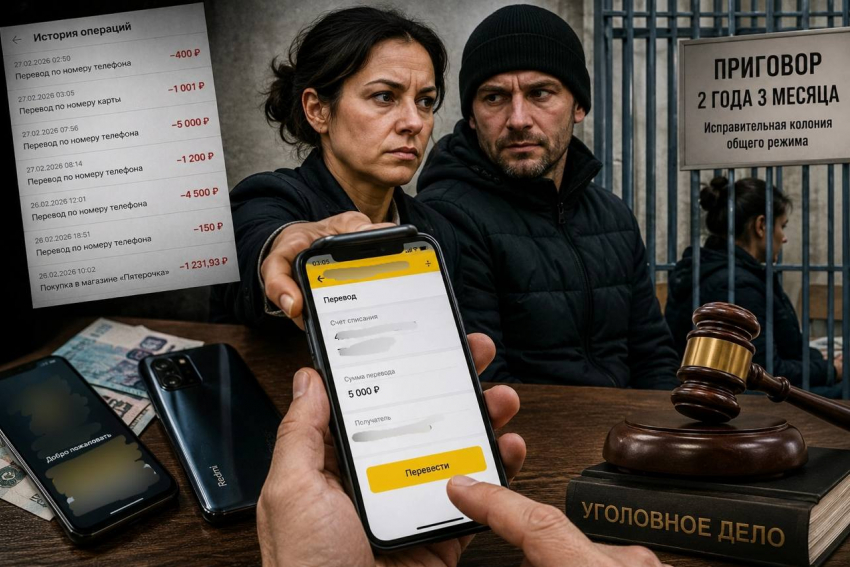 Взяла телефон «на минуту»: батайчанку отправили в колонию за дерзкую кражу денег