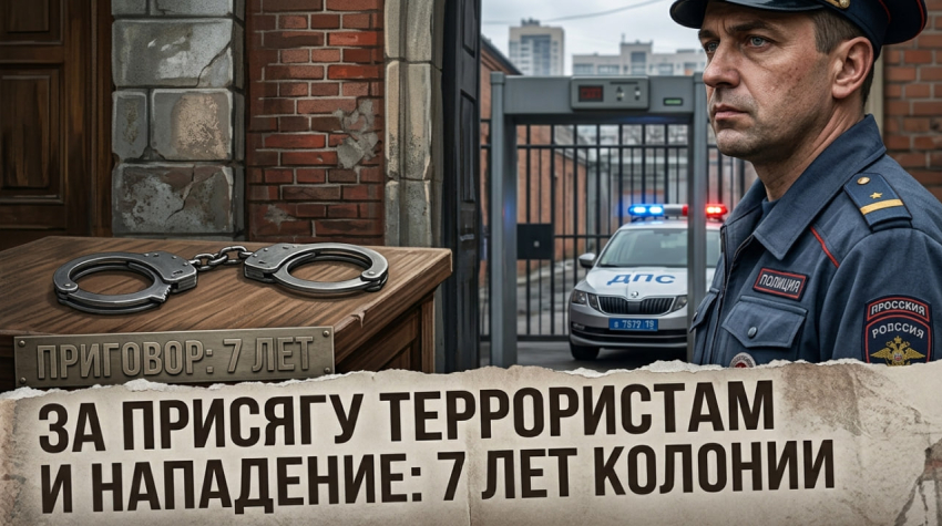 В Ростове подросток из КБР получил 7 лет колонии за присягу террористам и нападение с ножом на полицейского