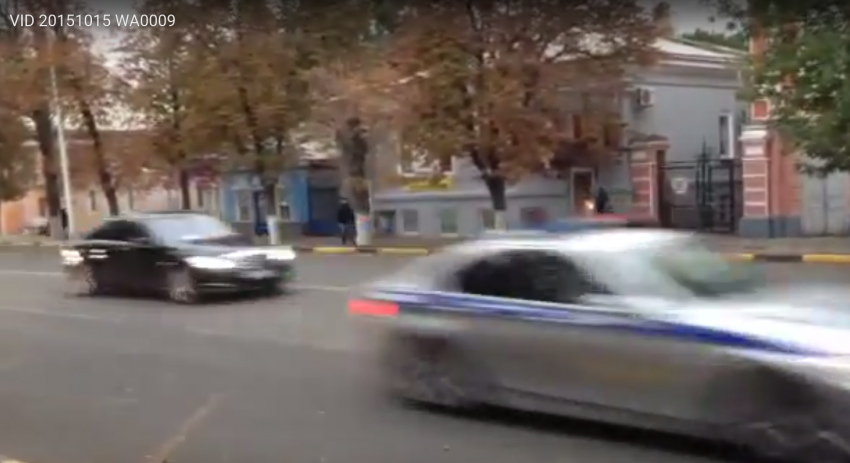 Кортеж с патриархом промчался по Новочеркасску со скоростью 100 км/ч 