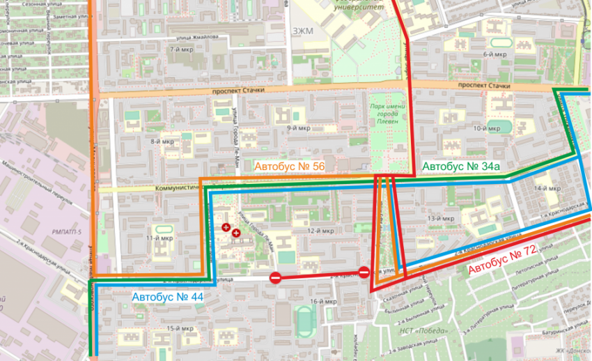 В Ростове на Западном изменится схема движения автобусов на 2-й Краснодарской