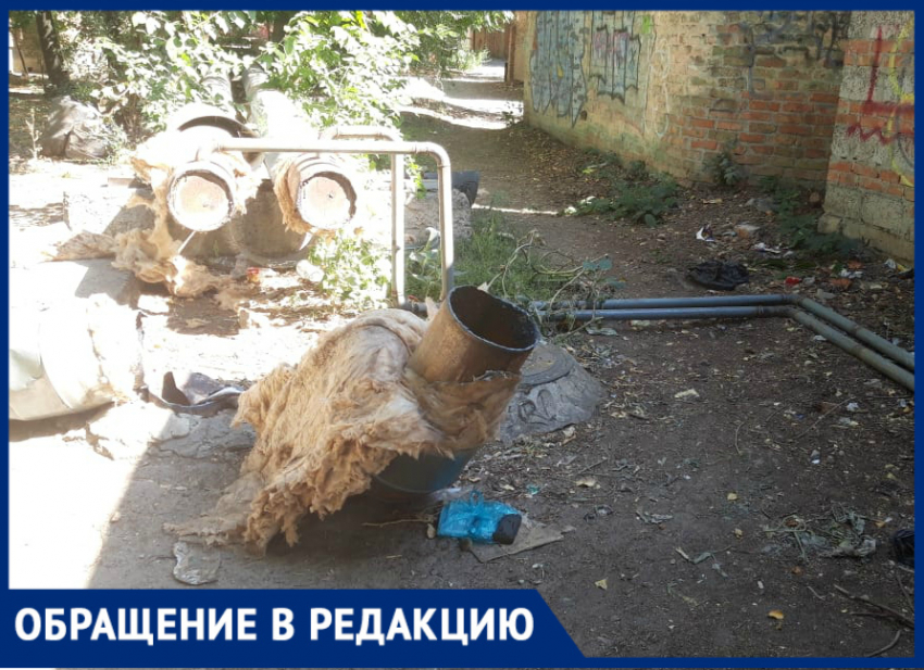 Во время ремонта теплотрассы в Ростове пострадала детская площадка