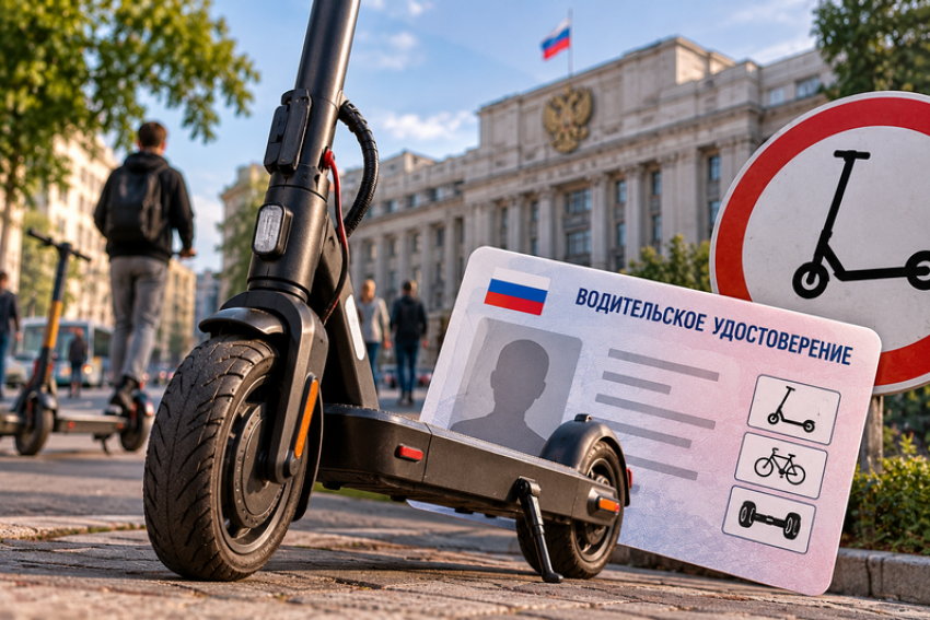 Жителей Ростовской области могут обязать получать права для езды на электросамокатах