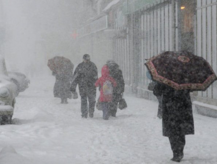 В Ростовской области в ближайшие три дня будет идти снег 