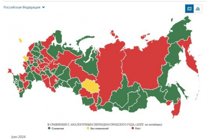 Ростовская область вошла в топ-3 регионов по смертности в ДТП