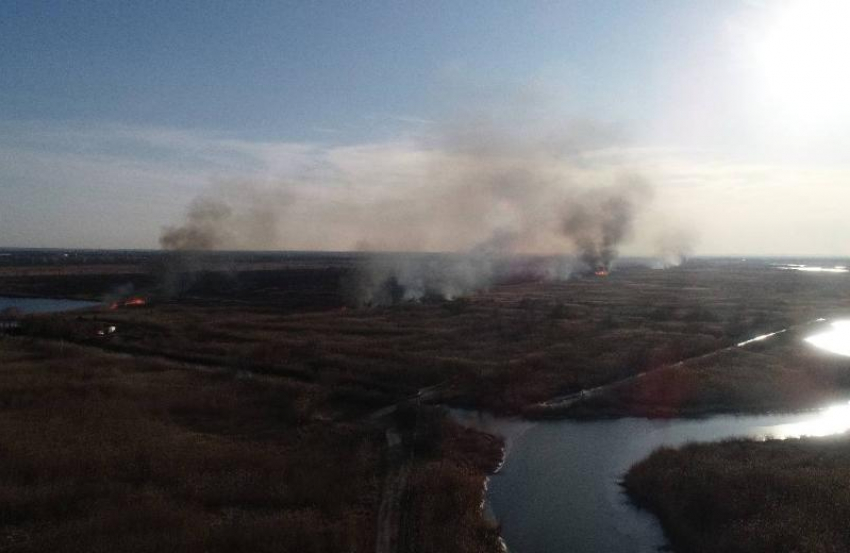В Ростовской области за сутки произошел 21 ландшафтный пожар