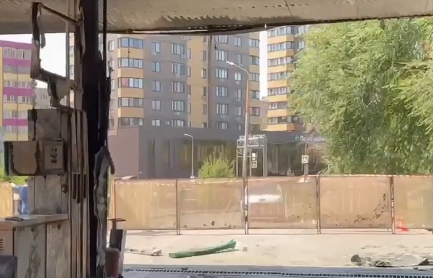 Из-за пожара в СЖМ на АЗС в Ростове завели уголовное дело