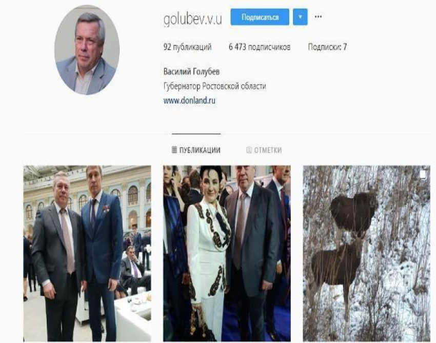 Аналитики раскритиковали Instagram Василия Голубева