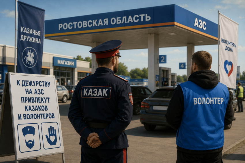 В Ростовской области отменят штрафы для водителей, стоящих в очередях за бензином