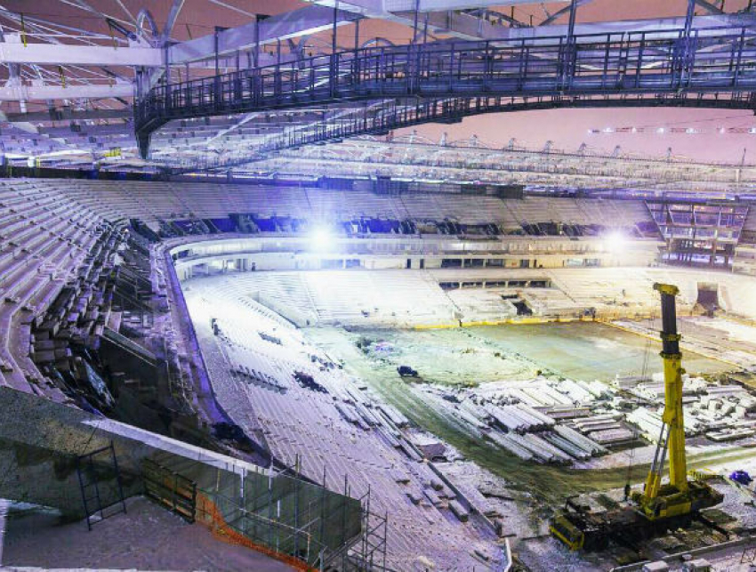 Министр заявил о завершении важного этапа строительства «Ростов-Арены»