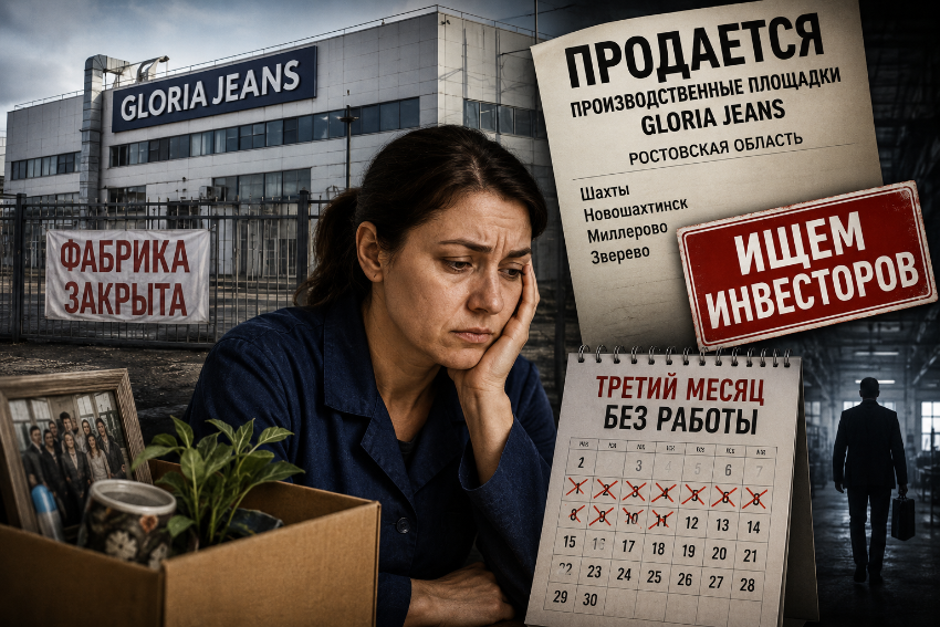 Сотрудники фабрик Gloria Jeans третий месяц сидят без работы, пока их пытаются кому-то продать 
