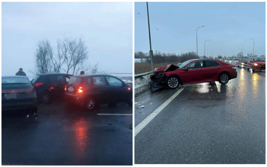 В Ростове из-за гололёда с утра 13 февраля произошло 23 ДТП 