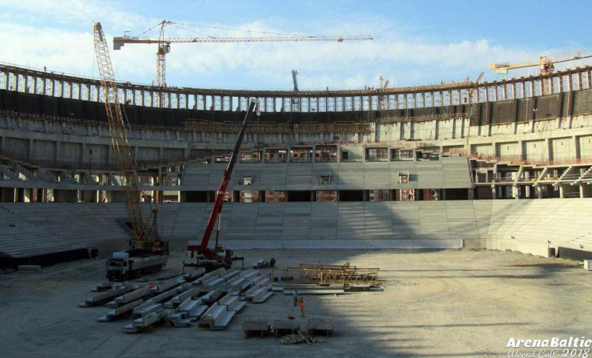 На «Ростов-Арене» завершена кладка перегородок  