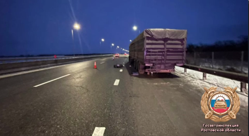Смертельная авария на М-4 «Дон»: под колесами грузовика погиб водитель фуры, когда менял колесо