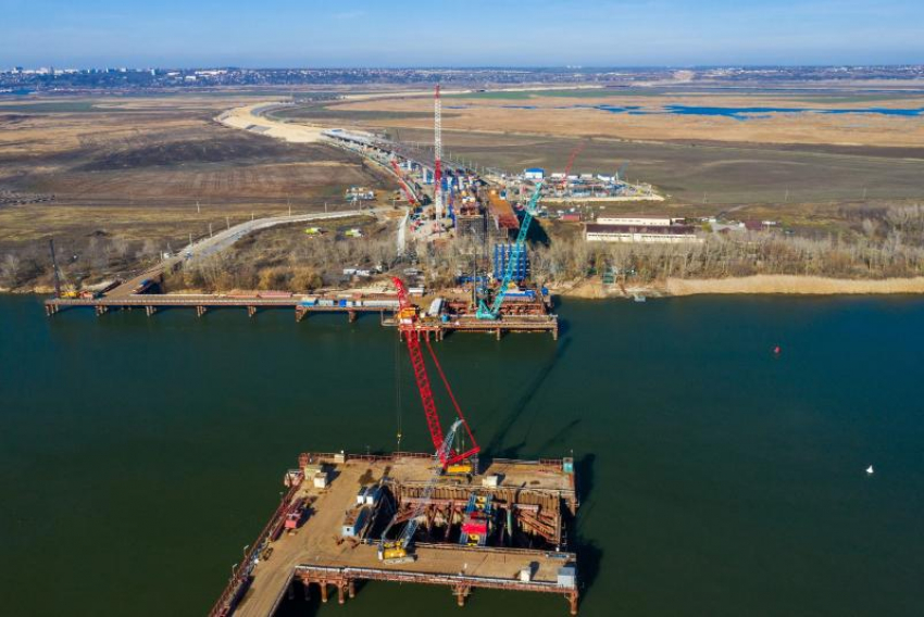 Под Ростовом начали строительство нового моста через Дон
