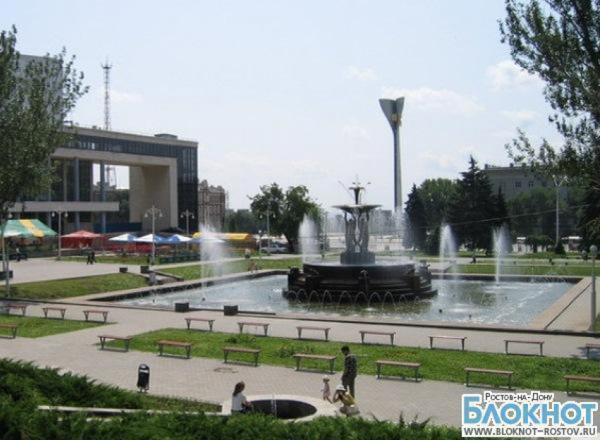 В Ростове фонтан на аллее Роз заработает в День города