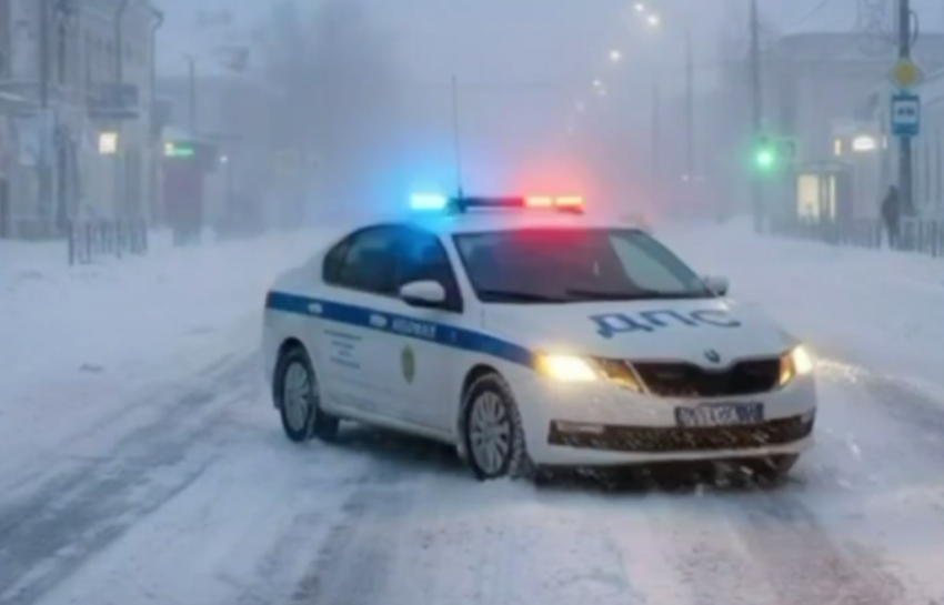 Донская Госавтоинспекция ввела ограничения на границе с Волгоградской областью из-за непогоды