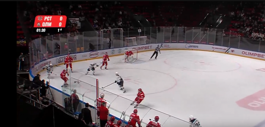 ХК «Ростов» уступил «Олимпии» в серии буллитов