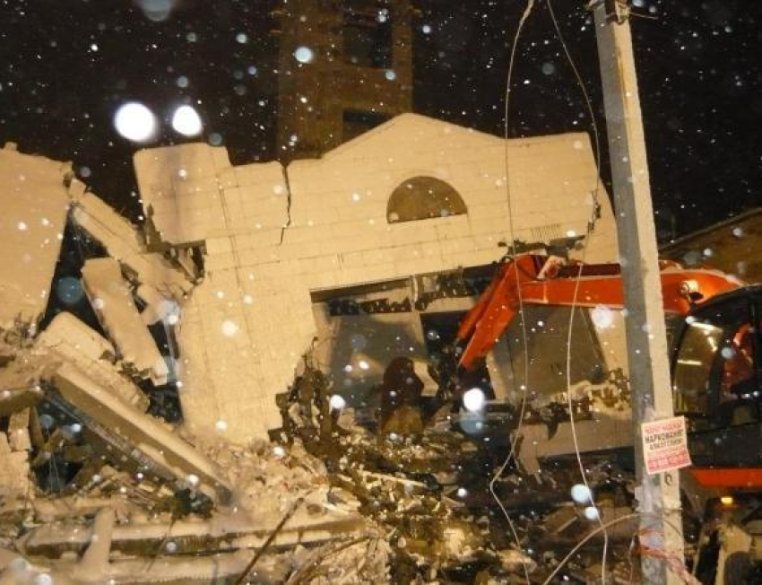 В Таганроге завершено расследование обрушения строящегося дома, при котором погибли пять человек