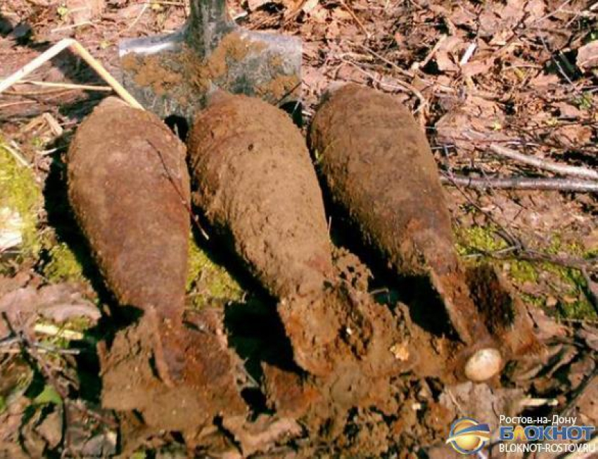 В Ростове на территории филиала белгородского вуза на Мечникова нашли 12 снарядов времен войны