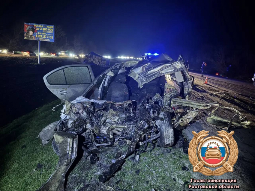 Двое взрослых и 3-х летний ребёнок погибли в жестком ДТП на трассе «Ростов Ставрополь"